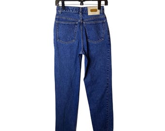 Vintage Lawman High Rise Straight Leg Blue Jeans Women Size 5 24x29 Y2K