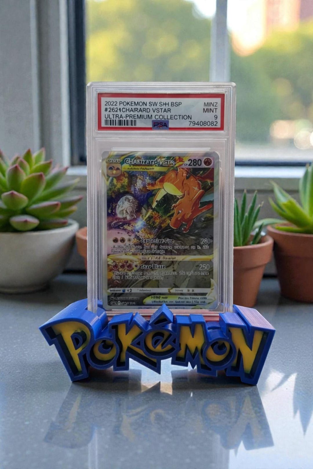 pokemon graded card stand Crystal PSA Card Stand