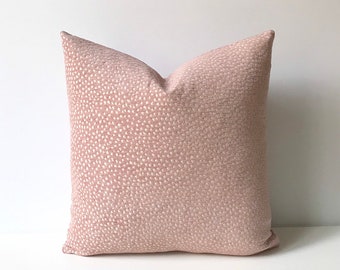 blush pillows and throws