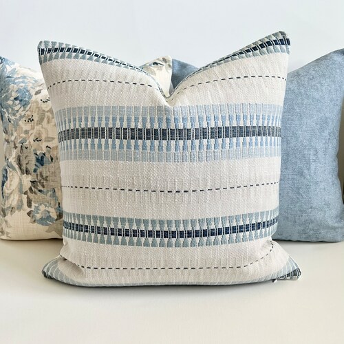 Spa Blue Zipper Pillow Covers Pillow Covers Decorative Pillow Etsy
