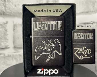 Led Zeppelin, echte Amerikaanse zippo-gegraveerd