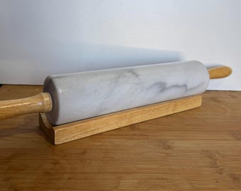 Marble rolling pin