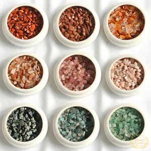 Natural Crystal Chip Stones 5–7mm | Mixed Gemstones for Home Decor, Vase Filler, Table Display, DIY Crafts & Jewelry Making