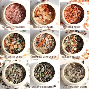 5–7mm Natural Gemstone Chips | Crystal Stone Mix for Jewelry Making, DIY Crafts, Vase & Table Decor, Handmade Art Supplies