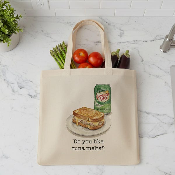 Do You Like Tuna Melts Tote Bag | Pop Culture Tote Bag | Heated Rivalry Gift |Hockey Romance Gift | Heated Rivalry Tote Bag