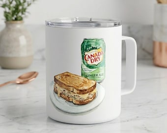 Do You Like Tuna Melts Camp Mug | 12 oz Metal Coffee Mug | Funny Pop Culture Mug | Heated Rivalry Gift | Heated Rivalry Mug