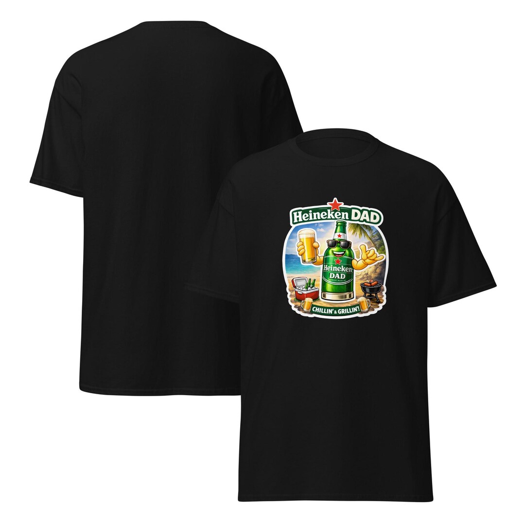 Heineken Dad Classic Tee Etsy 