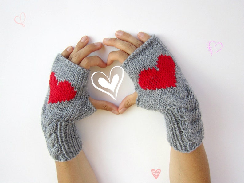 PDF pattern knitting pattern arm warmers wrist warmers gloves Etsy