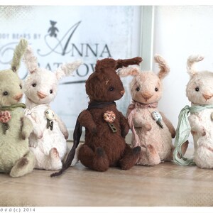 PATTERN Download to create Miniature Teddy like Mini Bunny 4,5 inches image 5