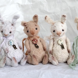 PATTERN Download to create Miniature Teddy like Mini Bunny 4,5 inches image 2