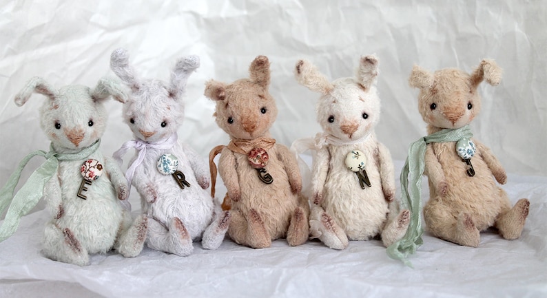 PATTERN Download to create Miniature Teddy like Mini Bunny 4,5 inches image 2