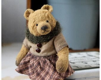 Artist Tiny Bear Muriel OOAK 12 cm 5 inch