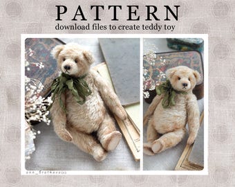 PATTERN Download to create teddy like classic Bear Ben