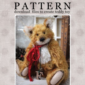 PATTERN Download to create teddy like Fox 27 cm