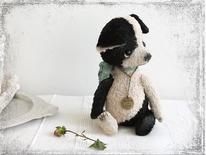 PATTERN Download to create Teddy Sweet Puppy Black Ear 8 inch image 3