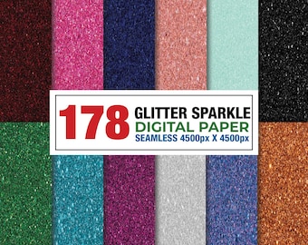 178 Glitter Sparkle Digital Paper