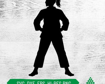 Girl Power Silhouette SVG: Strong Woman Design (Digital Download)