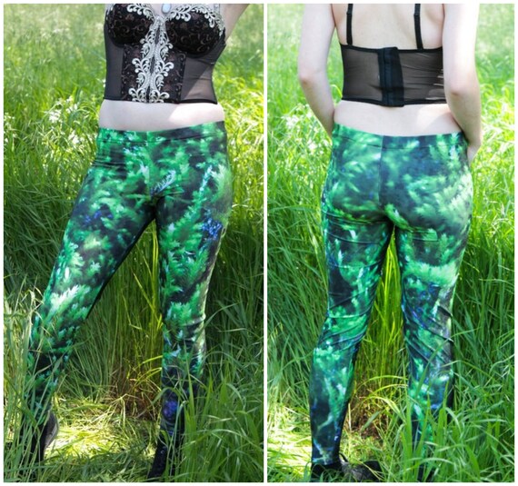forest green yoga pants
