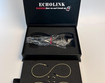 ECHOLINK Permanent Locking Couple Bracelets | Stainless Steel Handcuff Chain