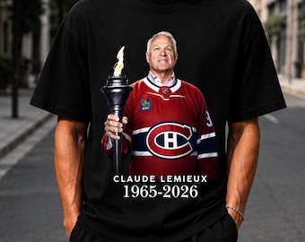 Comfort Colors Claude Lemieux Shirt, Hockey Legend Tee