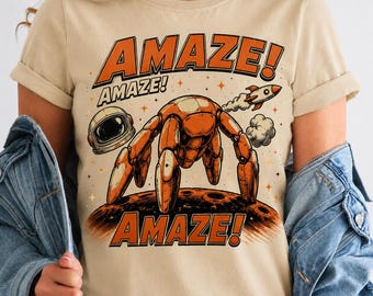 Amaze Rocket Rocky Comfort Colors Shirt, Sci Fi Book Lover Graphic T-Shirt, Project Hail Mary  Comfort Colors T Shirt
