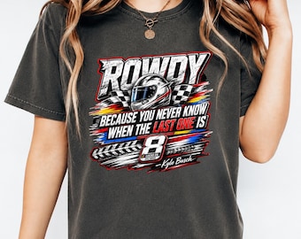 Comfort Colors Kyle Busch Memorial 1985-2026 Shirt, RIP NASCAR Legend Graphic Tee, Rowdy Nation Tribute Apparel Shirt