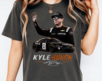 Comfort Colors Kyle Busch Tribute T-Shirt, Rowdy Legend Memorial Tee, RIP Rowdy Shirt, Racing Quote Shirt, Motorsport Fan Hoodie