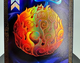Flame Flame Fruit Custom Don Card!! TCG Proxy foil textured OP Pirate