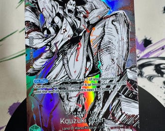 Custom Oden Op17 Alt Art SP Card Textured Foil Proxy OP Pirate