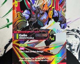 Paquete personalizado de proxies serializados TCG Riftbound T1 con textura foil