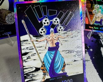 One Piece Custom Don con textura de lámina metálica, juego de 6 Don para Purple Enel
