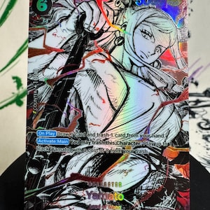 Anpassat Yamato Alt Art SP-kort texturerat folie Proxy OP Pirate