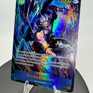 Custom Rocks Op17 Alt Art SEC Card Textured Foil Proxy OP Pirate