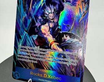 Custom Rocks Op17 Alt Art SEC Card Textured Foil Proxy OP Pirate
