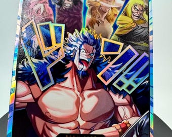 Custom OP17 Diamond Don Card!! TCG Proxy foil textured OP Pirate