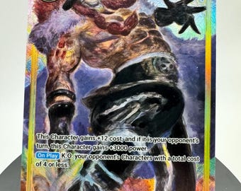 Custom Loki Alt Art OP18 Card Textured Foil Proxy OP Pirate