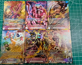 Custom Flame Flame Leader Cards Textured Rainbow Foil Proxy TCG