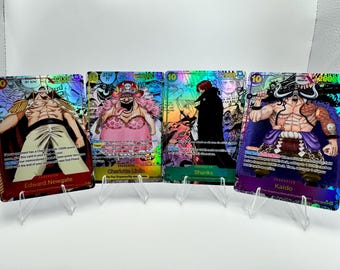 Custom Manga OP17 SR Cards Textured Foil Proxy OP