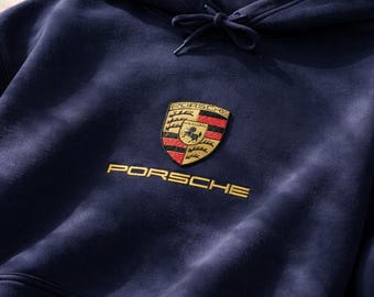 Porsche Embroidered Logo Pullover unisex Hoodie | Racing Formula One Merch | F1 Porsche Embroidered Hoodie