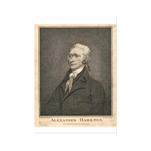 Alexander Hamilton portrait digital print preview
