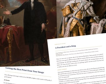 ワシントンとジョージ3世の肖像画学習パック、シャーロット・メイソン、肖像画の比較、対象学年：4年生～10年生