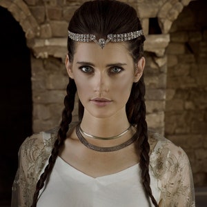 Gold Lace Wedding Cover Up. Alternative Bride Lace Shrug. Versatile Bridal Loop Shawl You Can Also Wear As A Shrug, Twisted Shawl Or Scarf