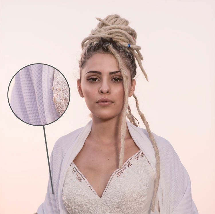 Bridal Cover Up, White Shrug, Loop Shawl, Wedding Wrap Stole, Ivory Shrug For Bride, Non Sheer Bridal Wrap Shawl, White Wedding Stole Shawl