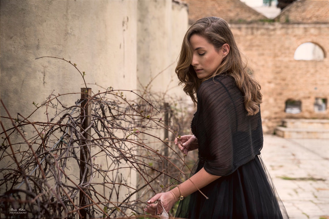 Wedding Bolero Dust Rose Glittering Pleated Shrug Sparkling Etsy
