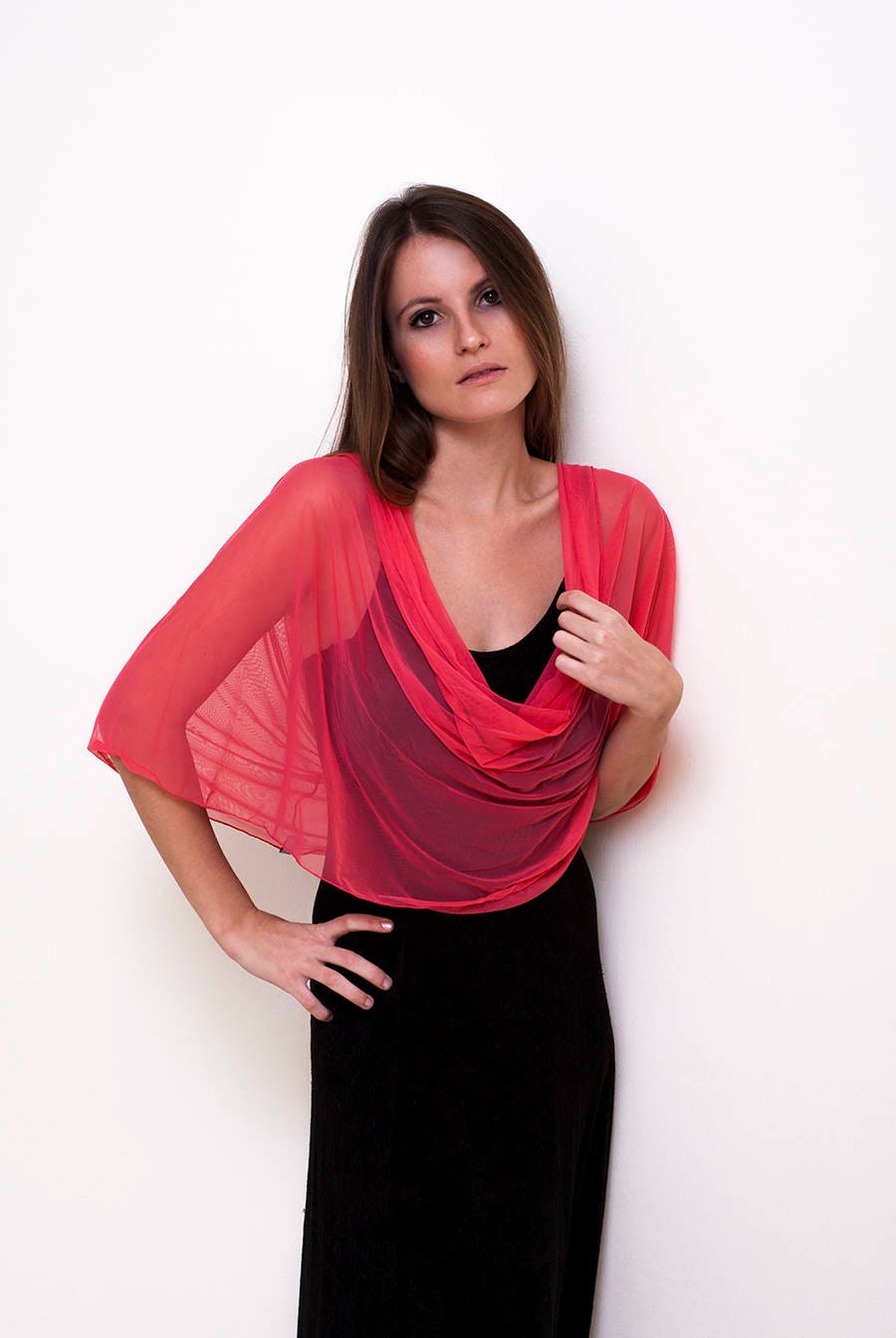 Purple Bridal Shawl Elegant Cover Up Purple Sheer Loop Shawl Etsy Israel