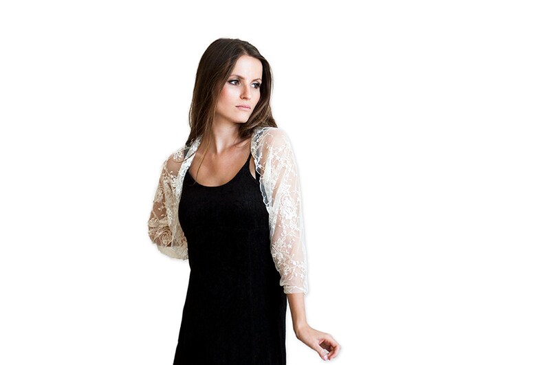 ON SALE Lace Shrug for Bride. Versatile Wrap Shawl Shrug Etsy