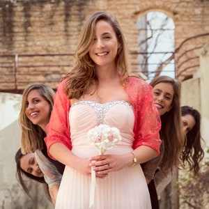 Bridesmaids lace shawls, bridesmaids boleros, wedding shawls
Lace shawls for bridesmaids