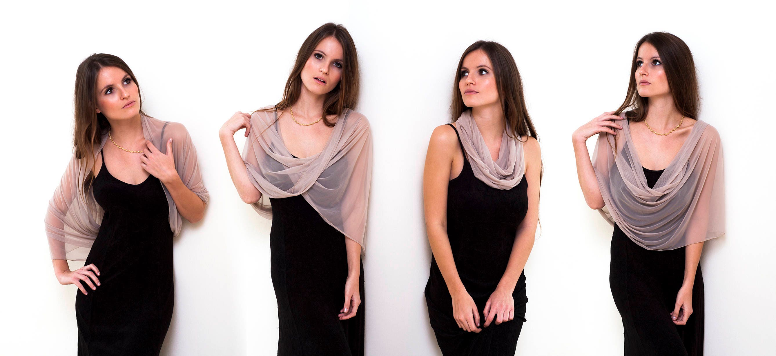 Sheer Infinity Wrap Shawl/ Shrug/ Scarf Colorful Lightweight Etsy