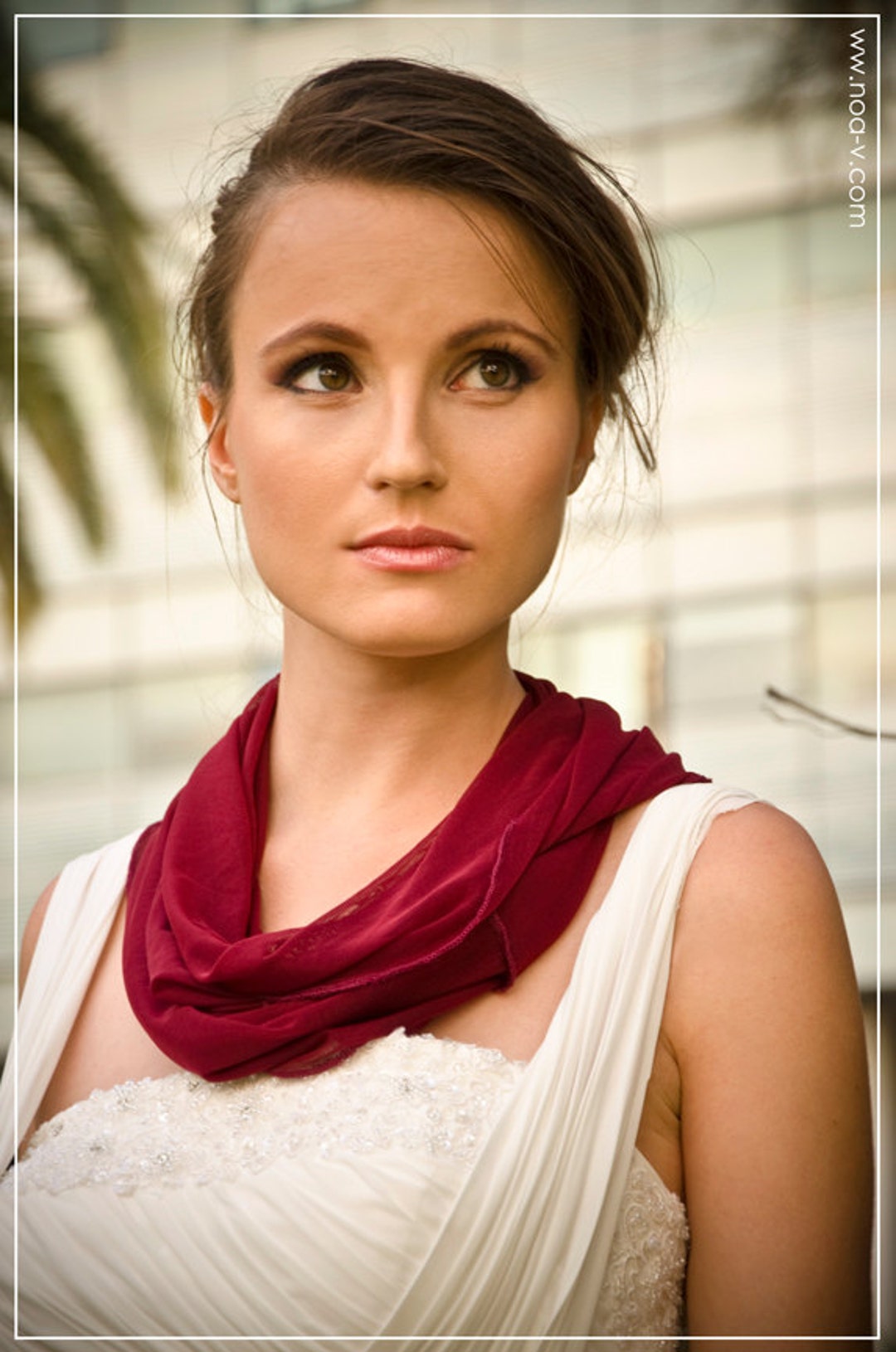 Burgundy Shawl Versatile Shawl Wrap Shawl, Shrug, Crisscross or Loop ...