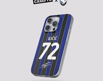 Josip Ilicic #72 Jersey Phone Case | Atalanta Style Football Flexi Case iPhone, Samsung Cover